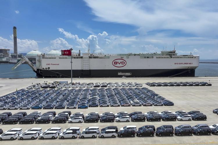 Exportações de EVs da China